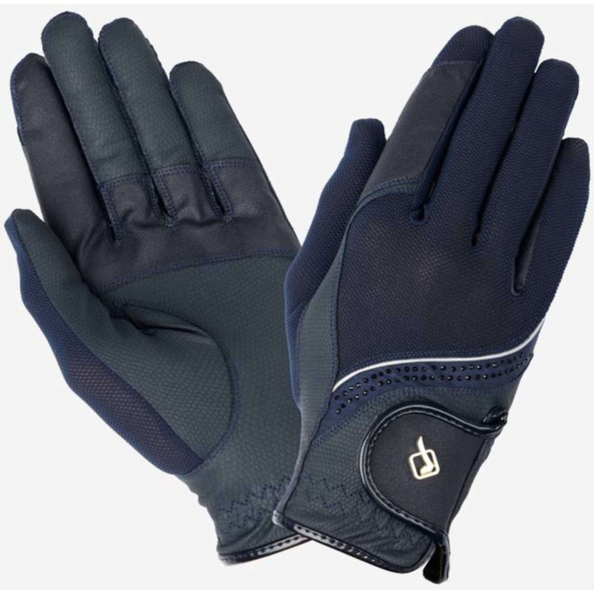 LeMieux Riding Gloves Crystal Navy