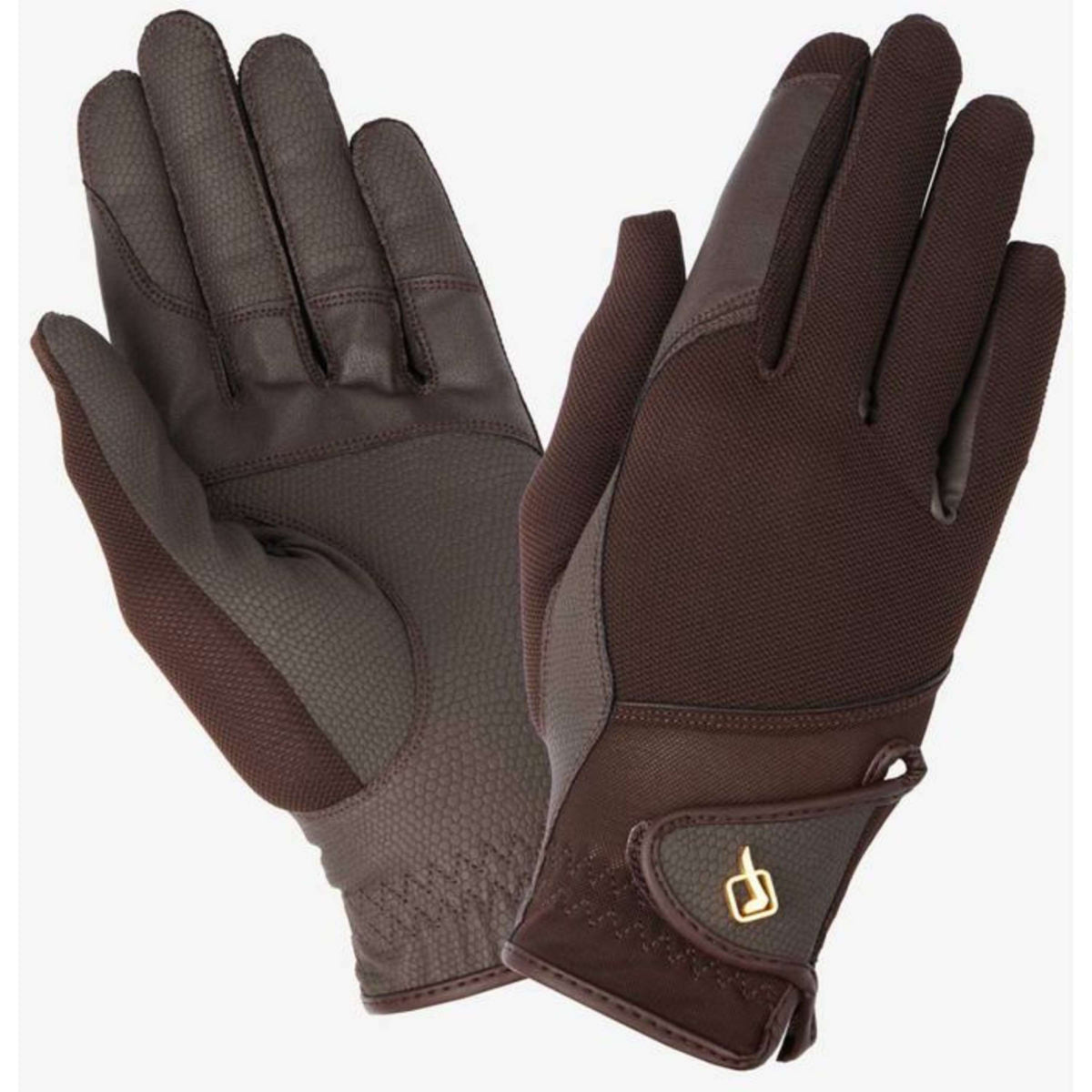 LeMieux Riding Gloves Pro Mesh Brown