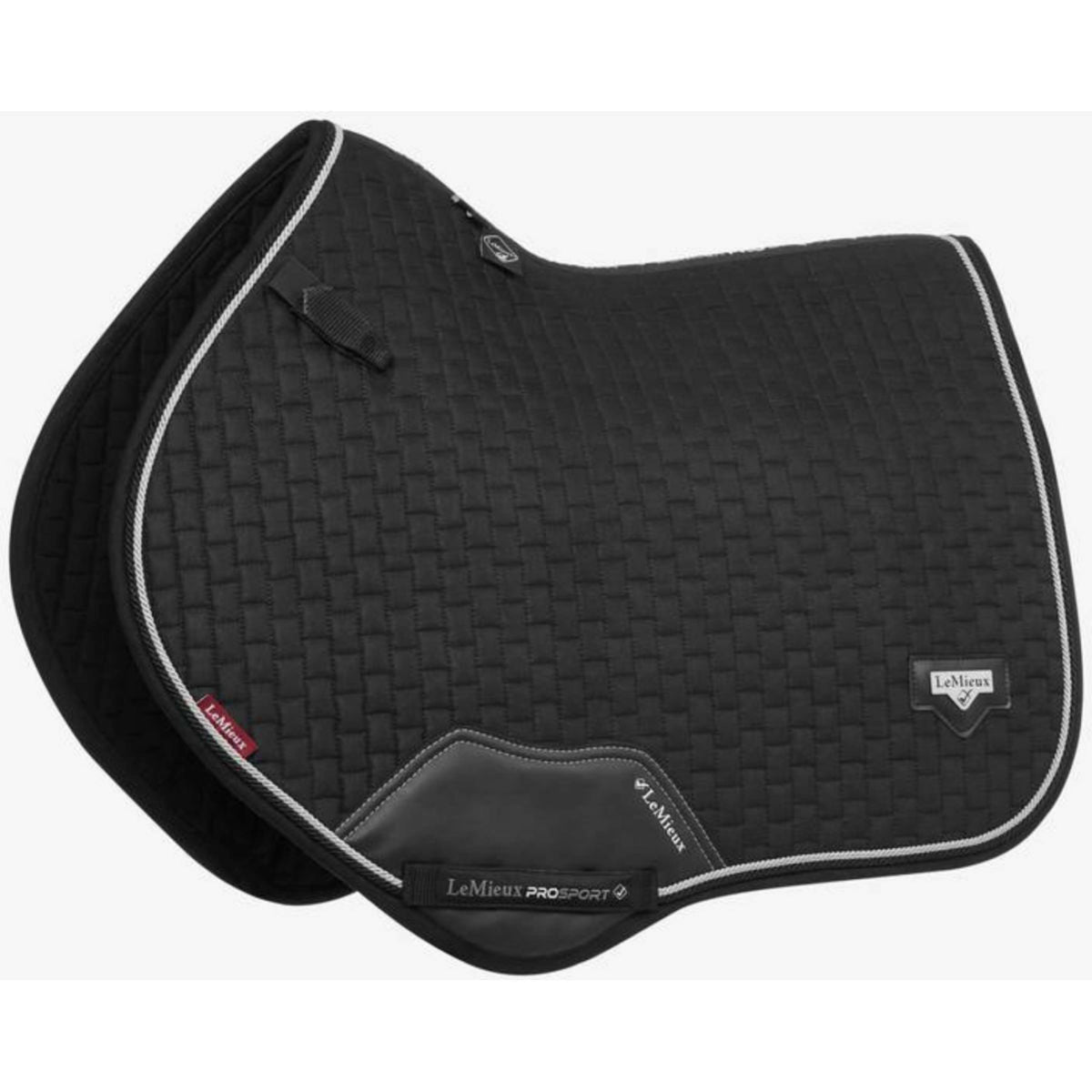 LeMieux Saddlepad Jumping Puissance Suede Black