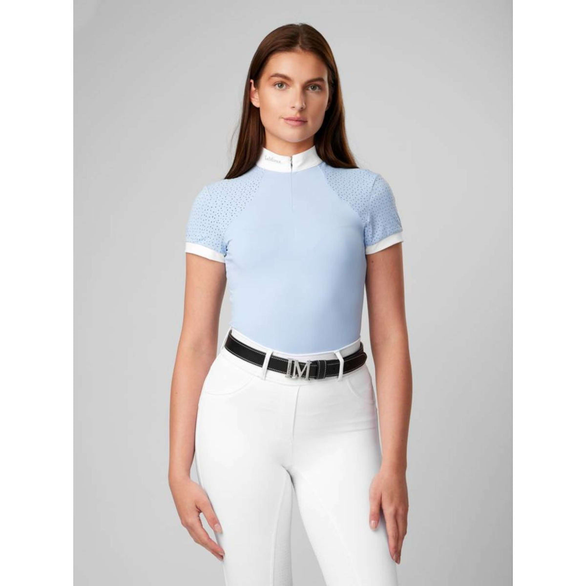 LeMieux Stock Shirt Olivia Short Sleeves Mist