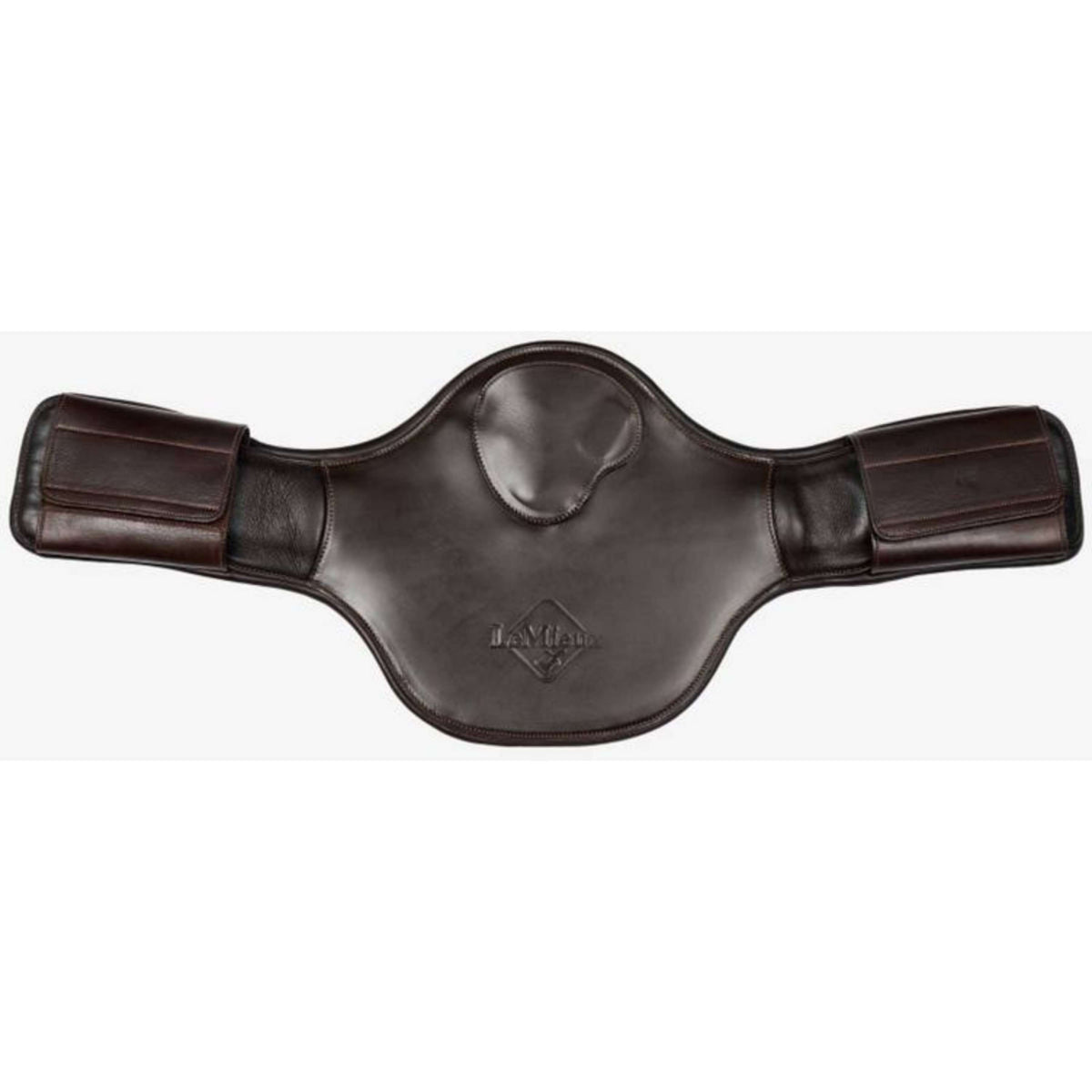 LeMieux Dressage Girth Magnet Anatomical Short Brown