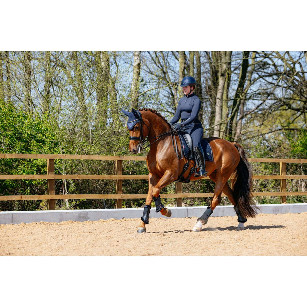 LeMieux Saddlepad Puissance Suede Dressage Navy