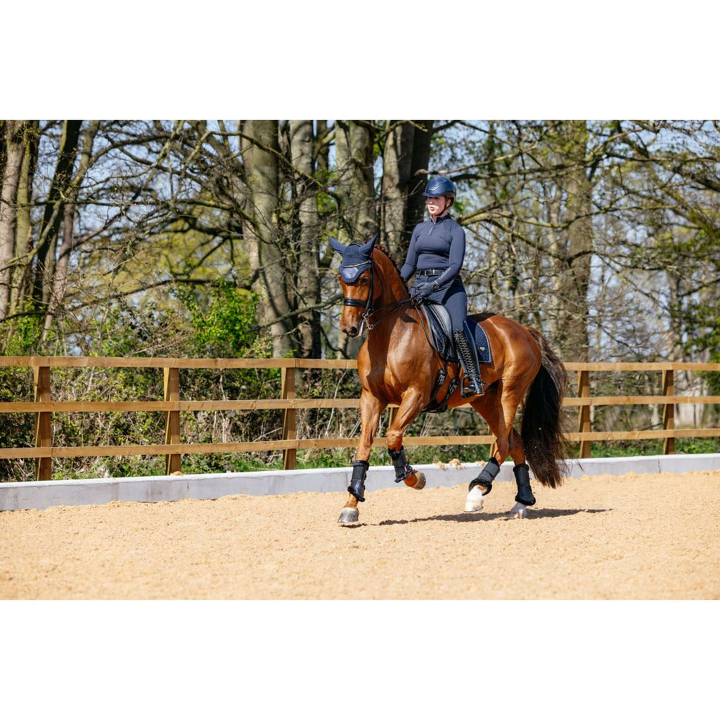 LeMieux Saddlepad Puissance Suede Dressage Navy