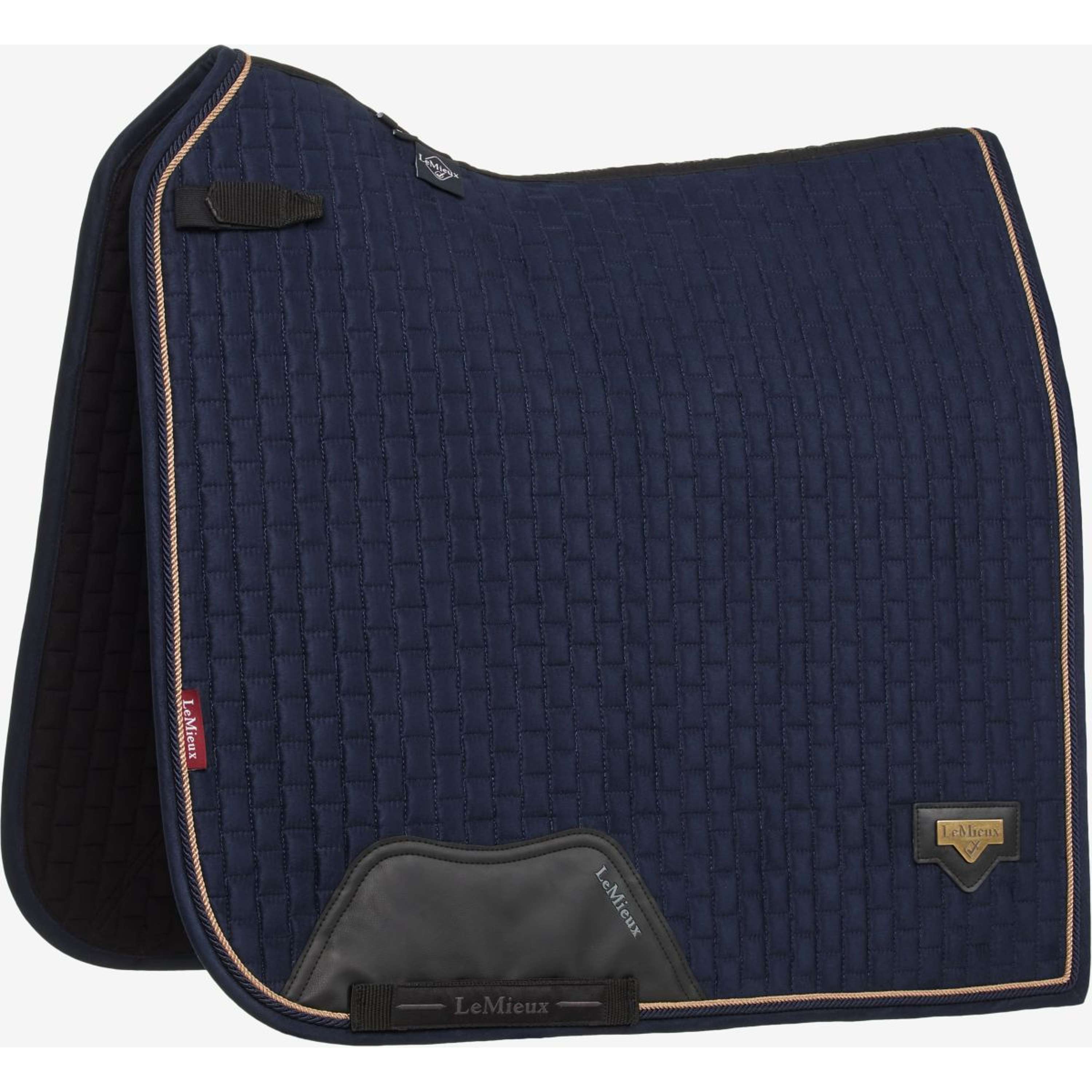 LeMieux Saddlepad Puissance Suede Dressage Navy