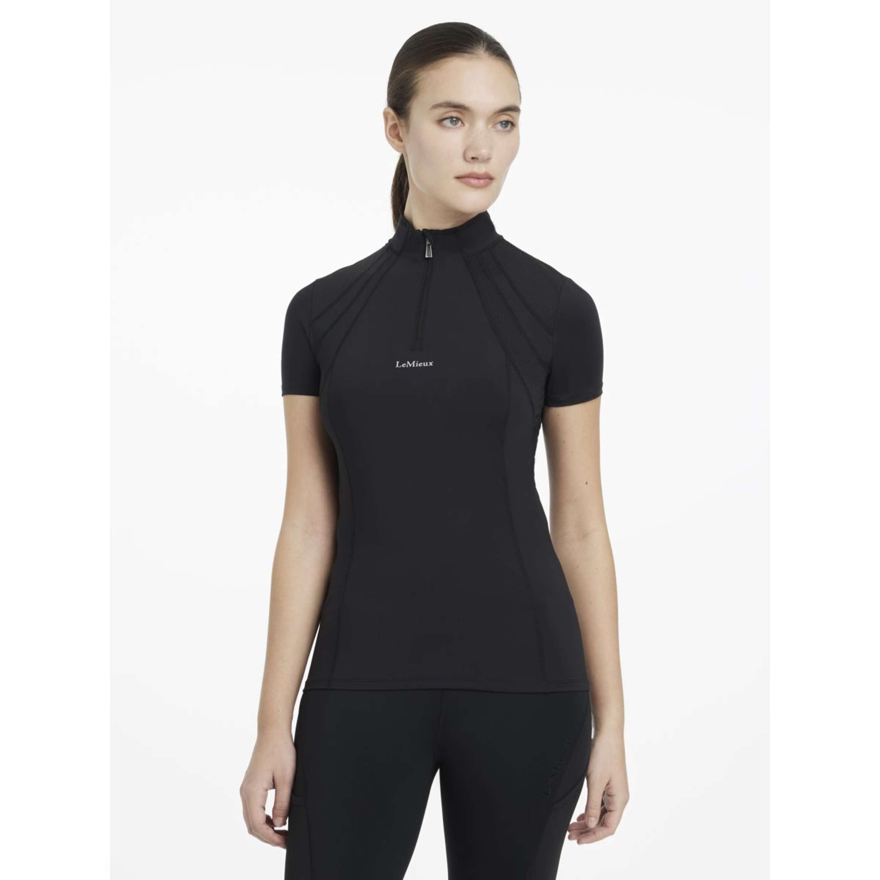 LeMieux Baselayer Mia Mesh Short Sleeves Black