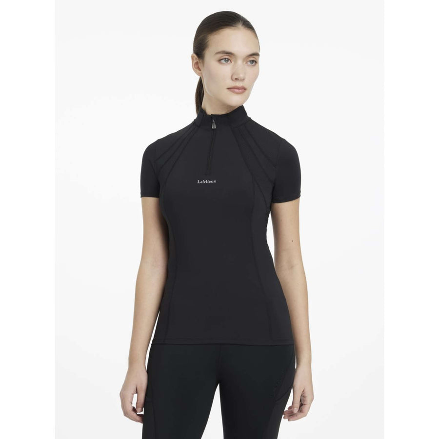 LeMieux Baselayer Mia Mesh Short Sleeves Black