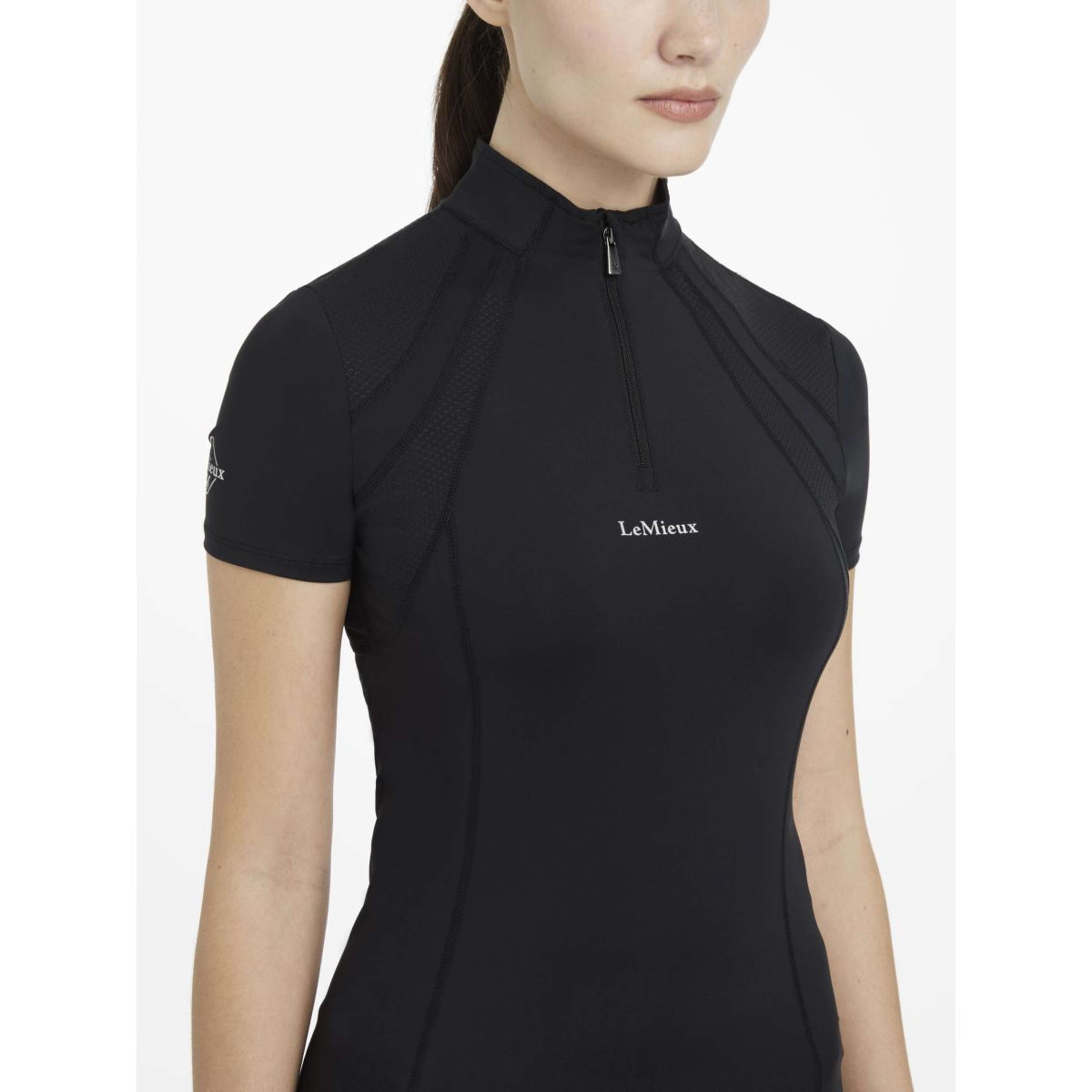 LeMieux Baselayer Mia Mesh Short Sleeves Black