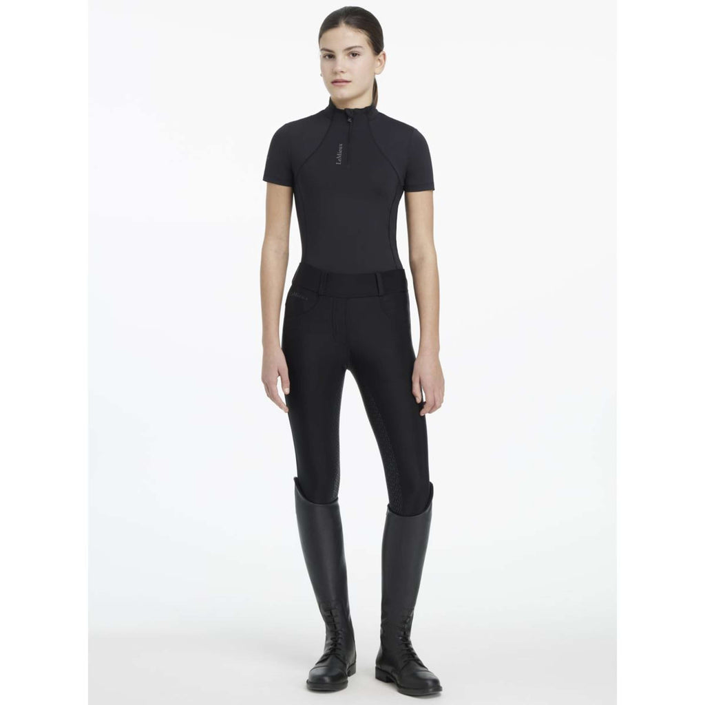 LeMieux Baselayer Young Rider Classique Short Sleeves Black