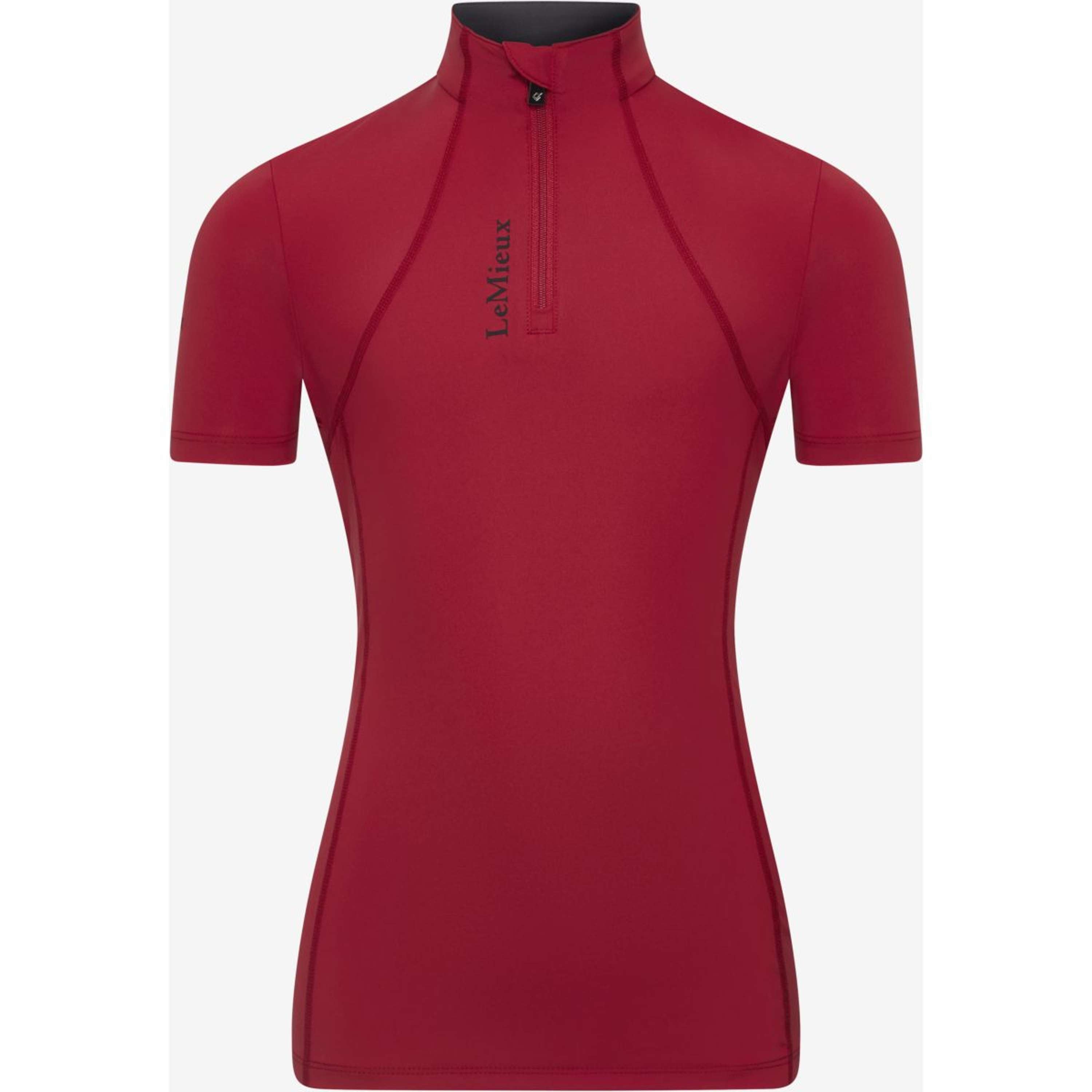 LeMieux Baselayer Young Rider Classique Short Sleeves Chilli