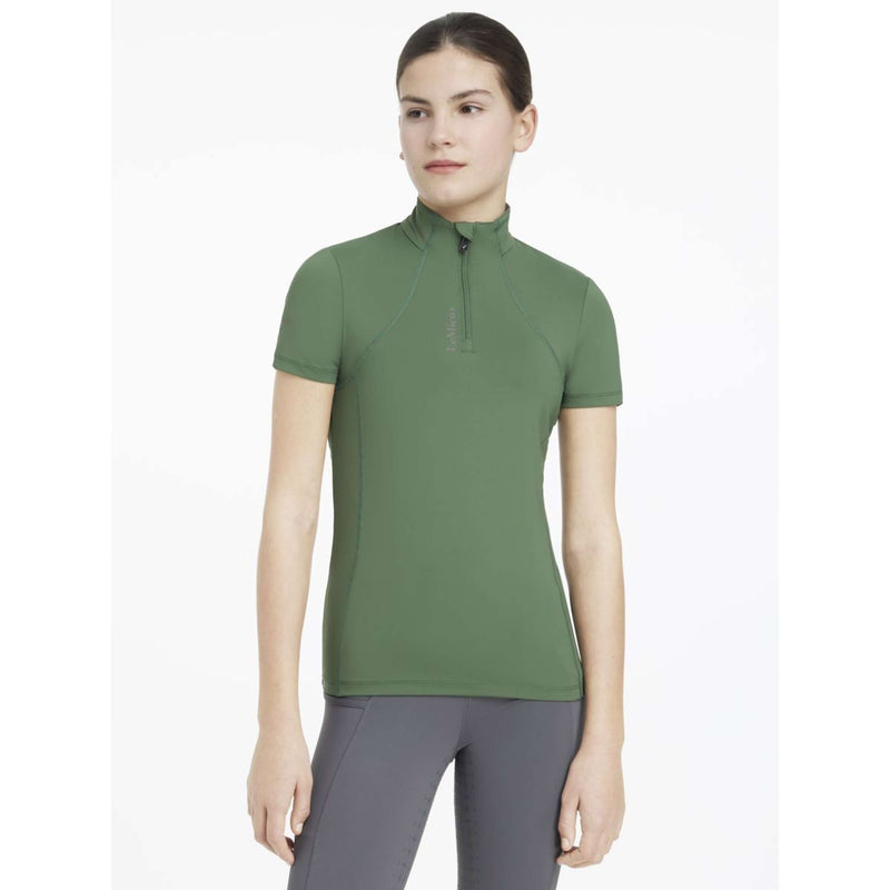 LeMieux Baselayer Young Rider Classique Short Sleeves Hunter Green