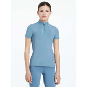 LeMieux Baselayer Young Rider Classique Short Sleeves Ice Blue