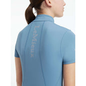 LeMieux Baselayer Young Rider Classique Short Sleeves Ice Blue