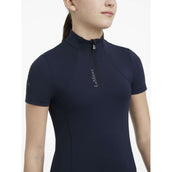 LeMieux Baselayer Young Rider Classique Short Sleeves Navy