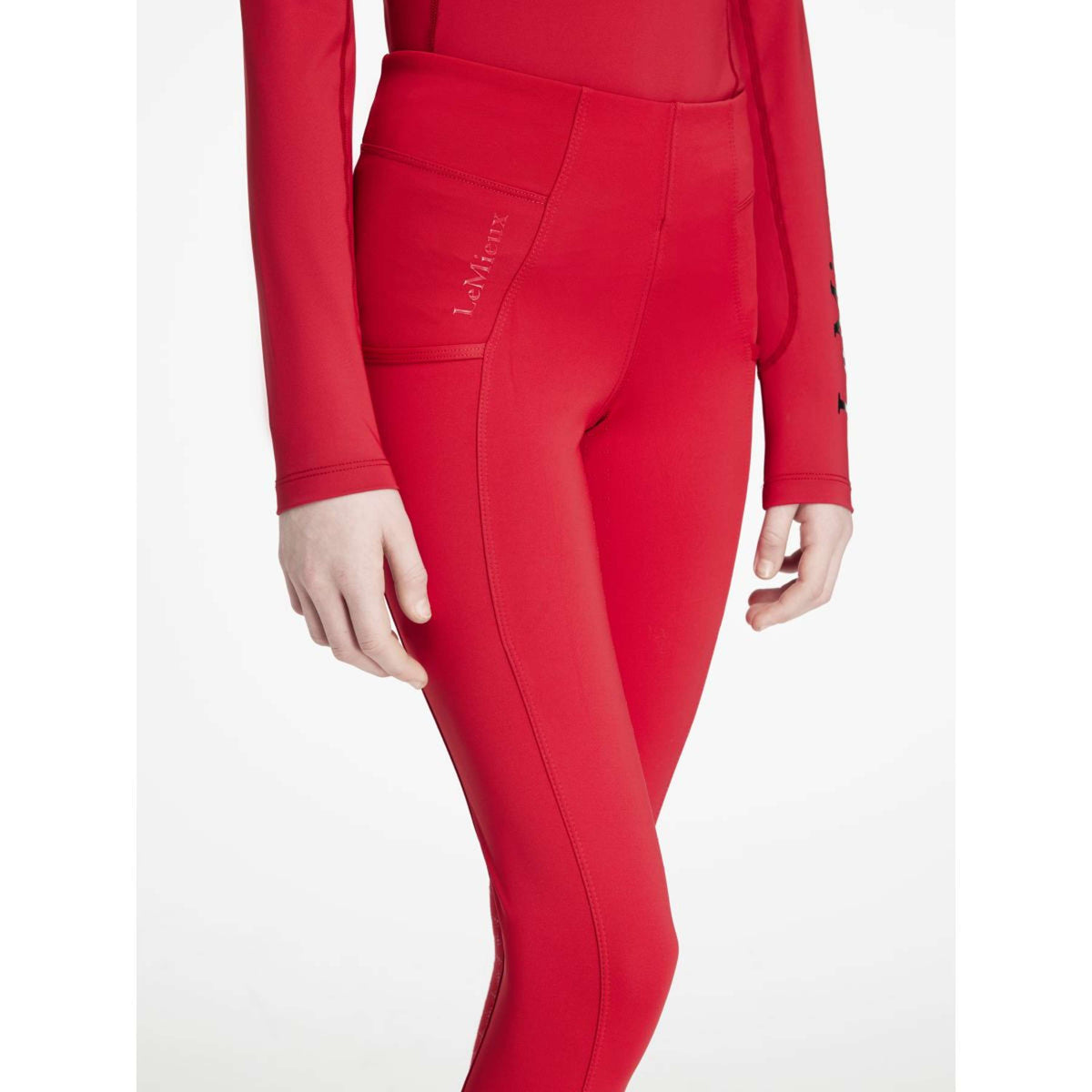 LeMieux Riding Legging Young Rider Orla Chilli