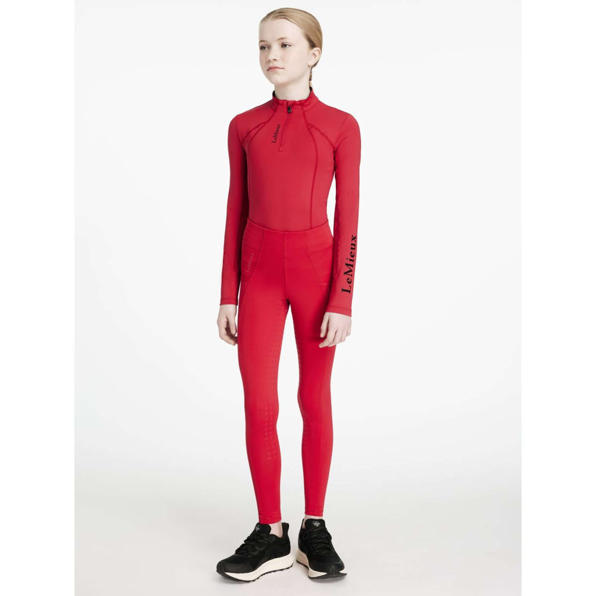 LeMieux Riding Legging Young Rider Orla Chilli
