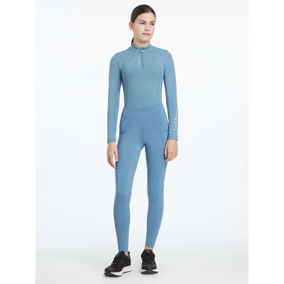 LeMieux Riding Legging Young Rider Orla Ice Blue