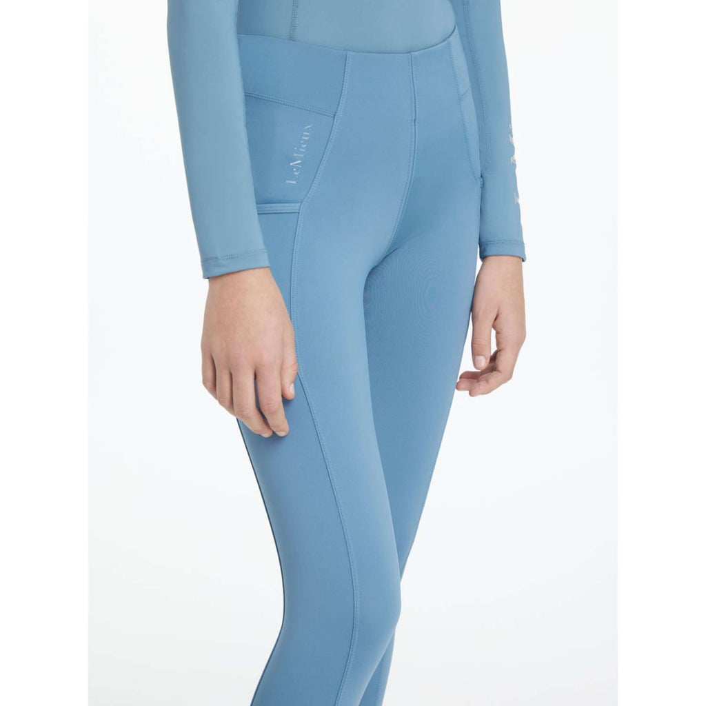 LeMieux Riding Legging Young Rider Orla Ice Blue