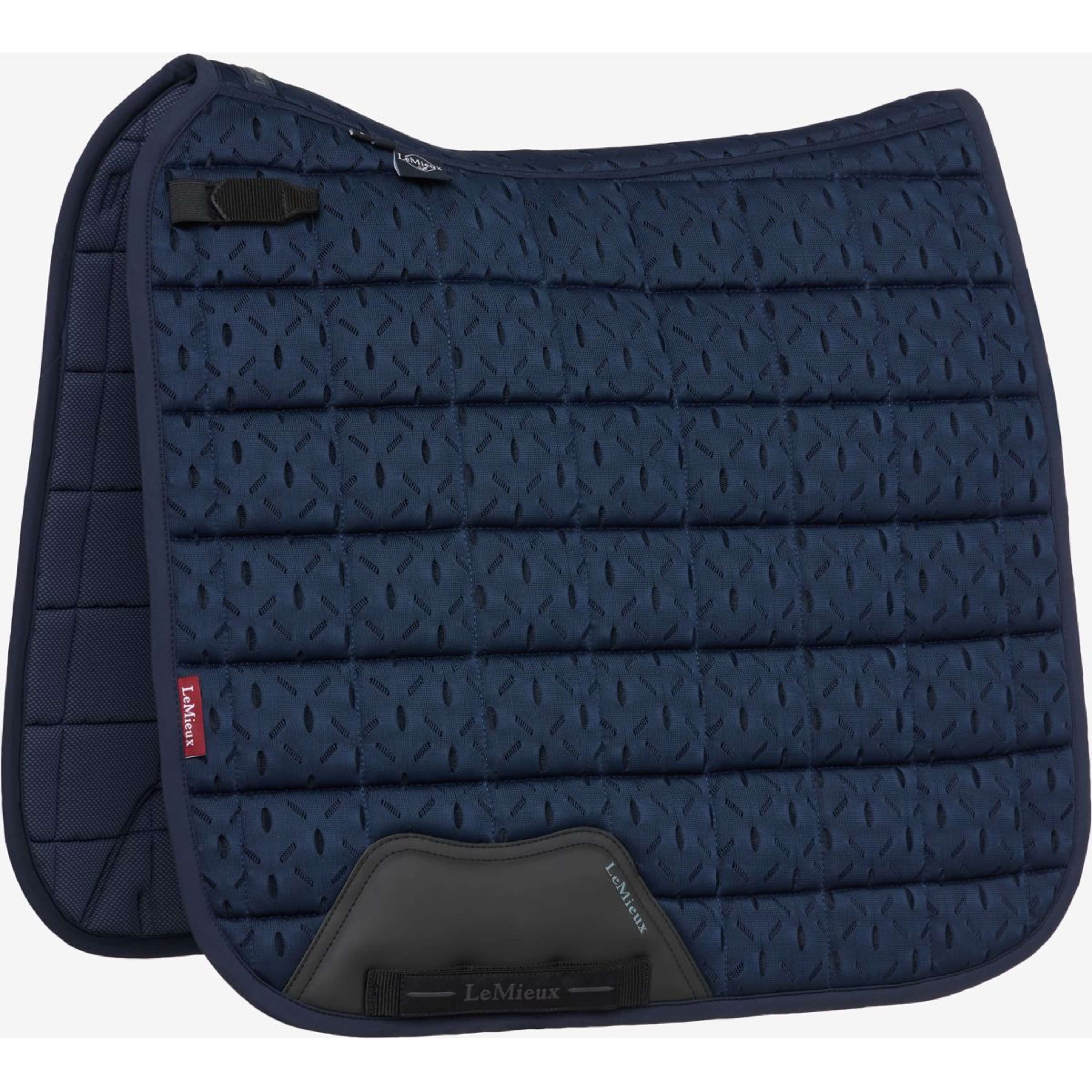 LeMieux Saddlepad 3D Mesh Self-Cool Square Dressage Navy