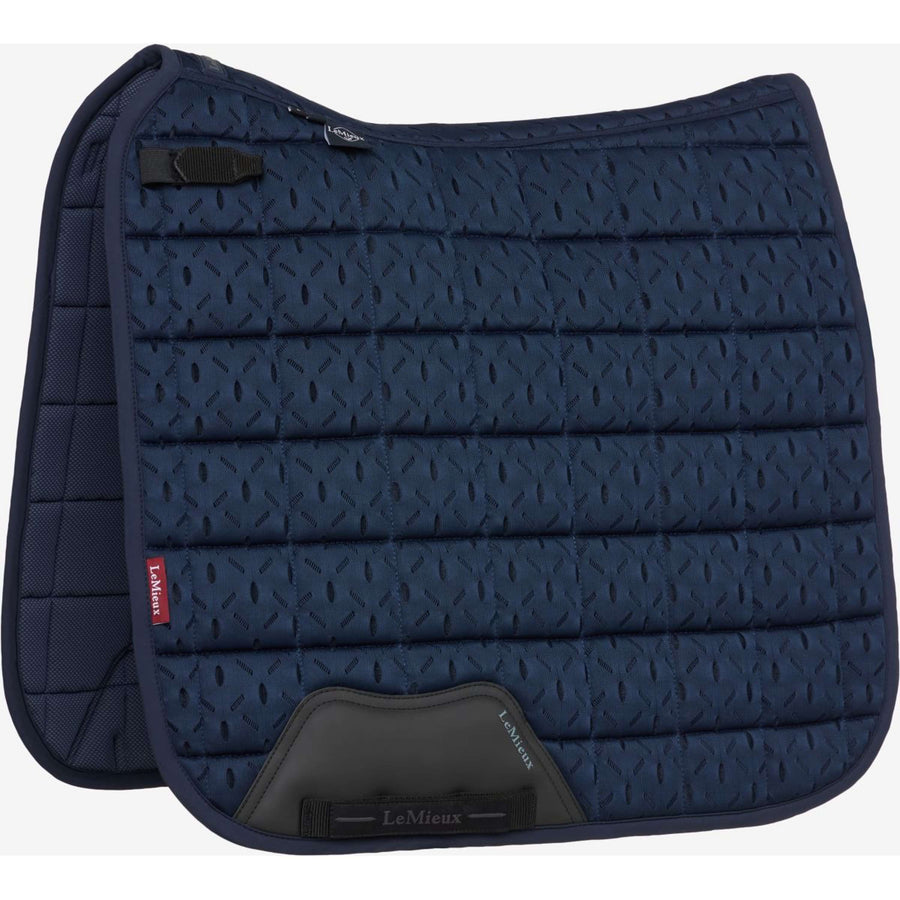 LeMieux Saddlepad 3D Mesh Self-Cool Square Dressage Navy