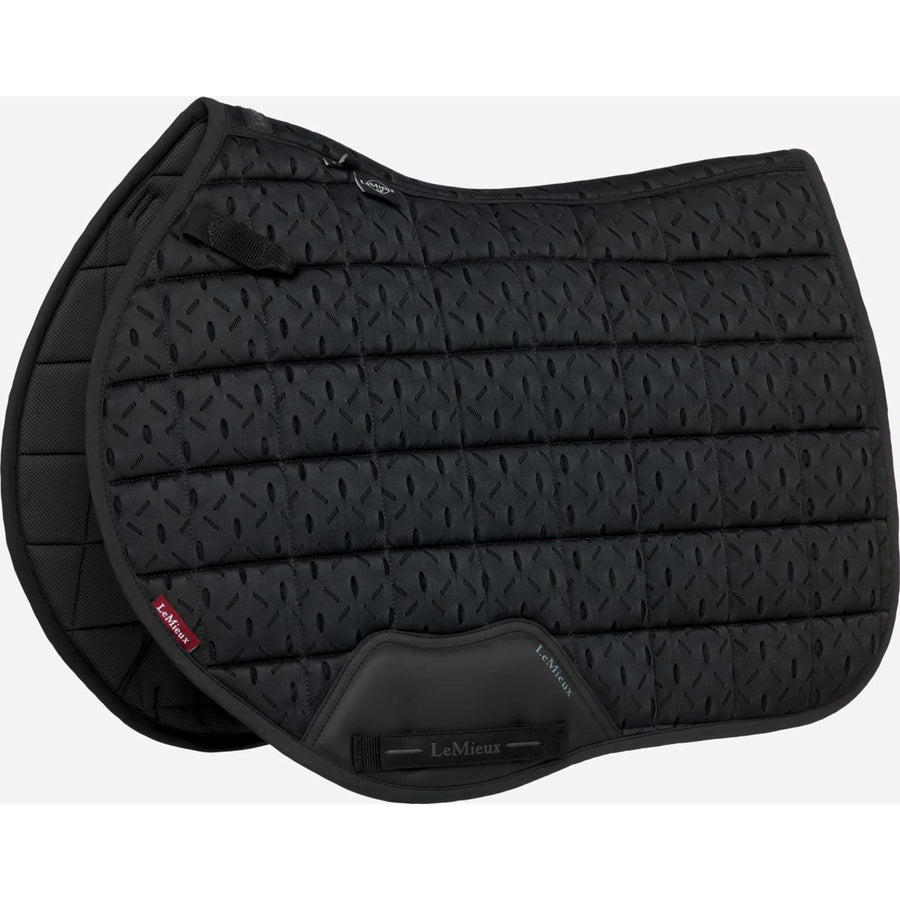 LeMieux Saddlepad 3D Mesh Self-Cool Square Jumping Black