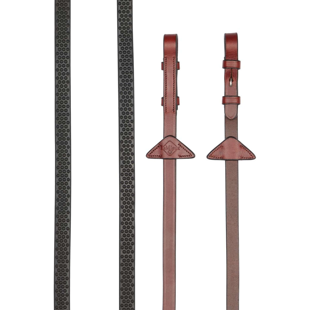 LeMieux Reins Soft Rubber Chestnut
