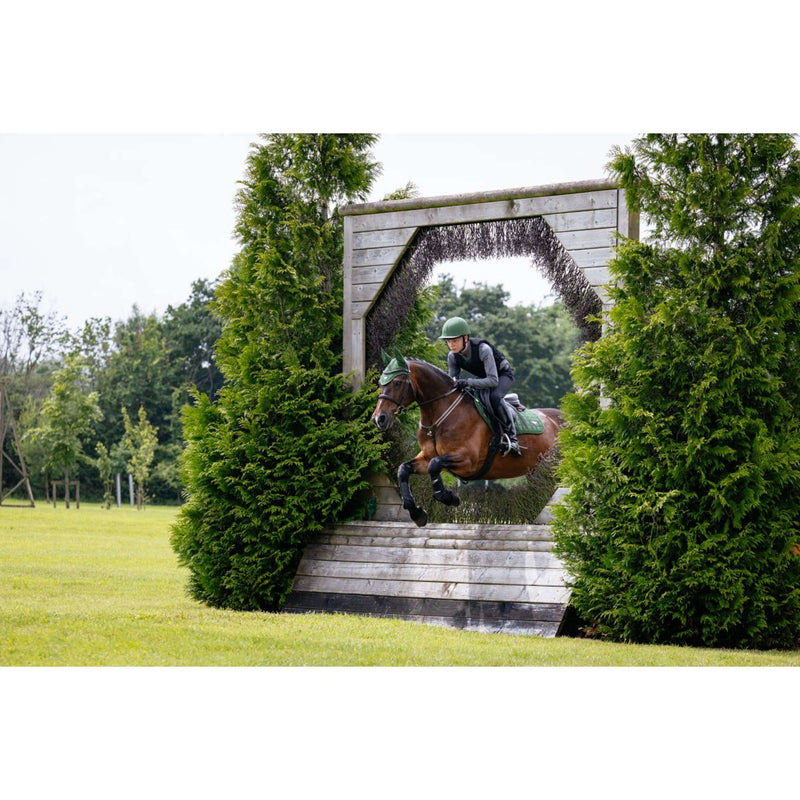 LeMieux Saddlepad Loire Classic Square Close Contact Hunter Green