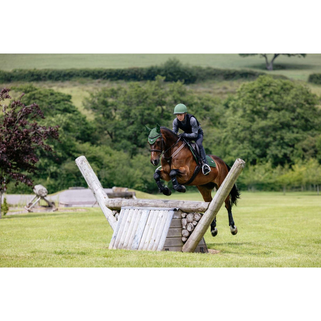LeMieux Saddlepad Loire Classic Square Close Contact Hunter Green