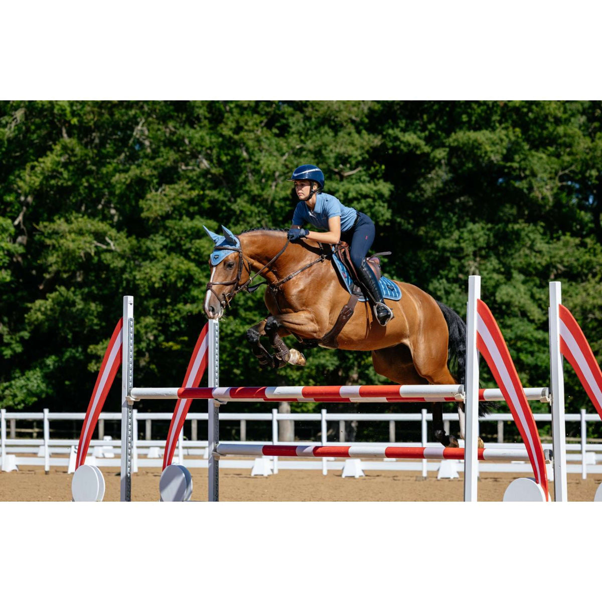 LeMieux Saddlepad Loire Classic Square Close Contact Ice Blue