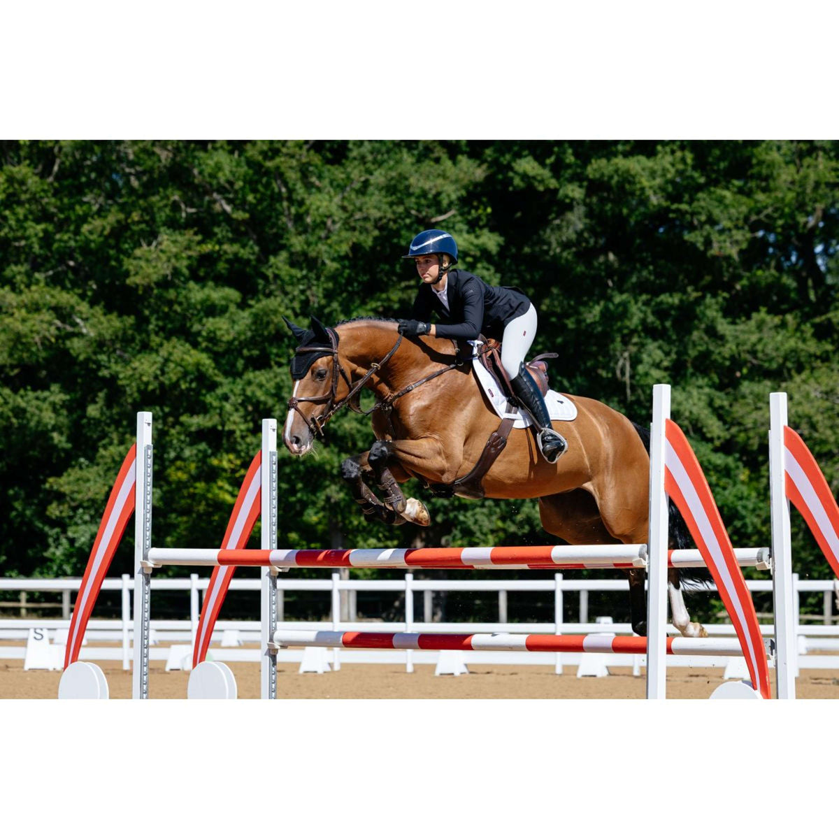 LeMieux Saddlepad Loire Classic Square Close Contact White