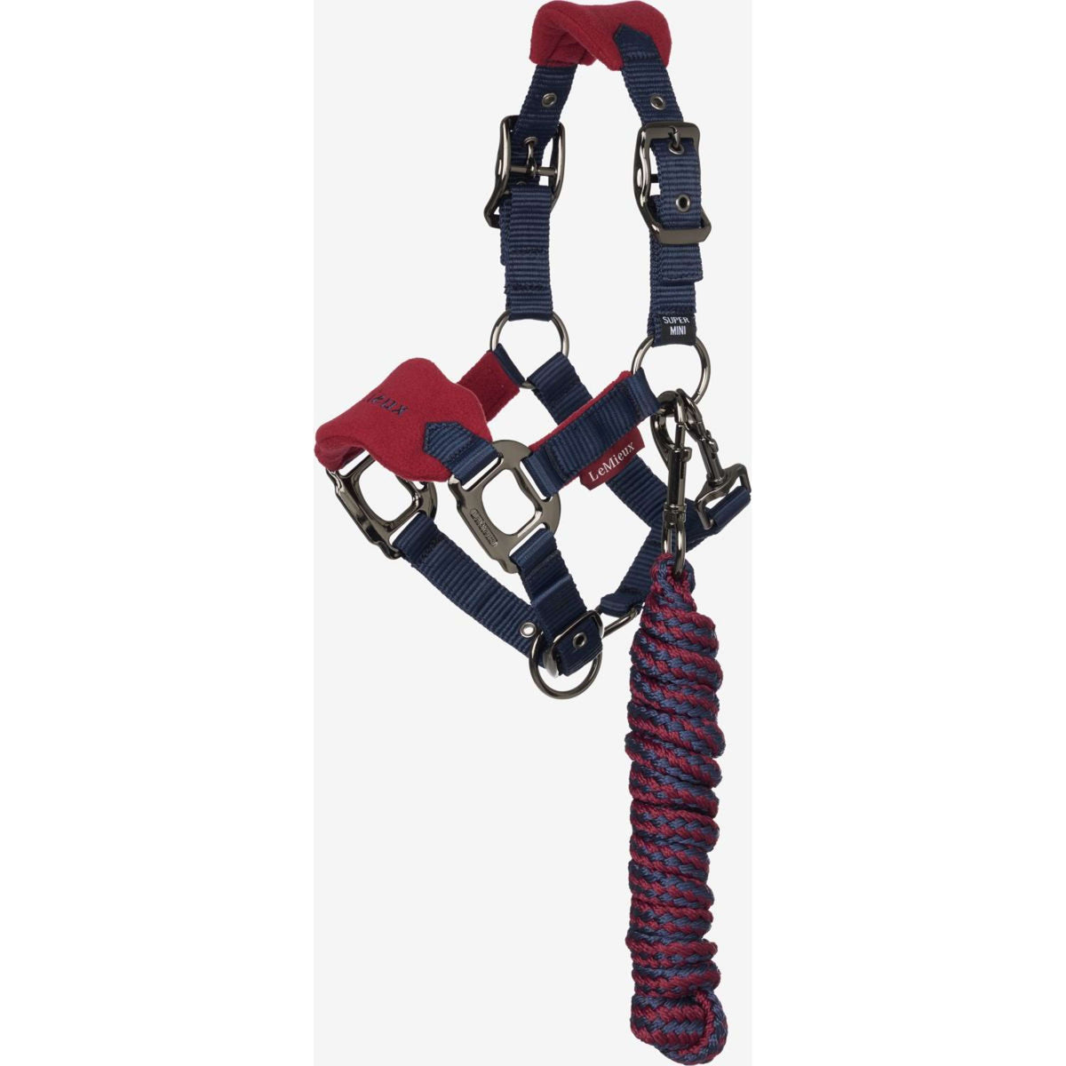 LeMieux Head Collar Set Mini Vogue Burgundy