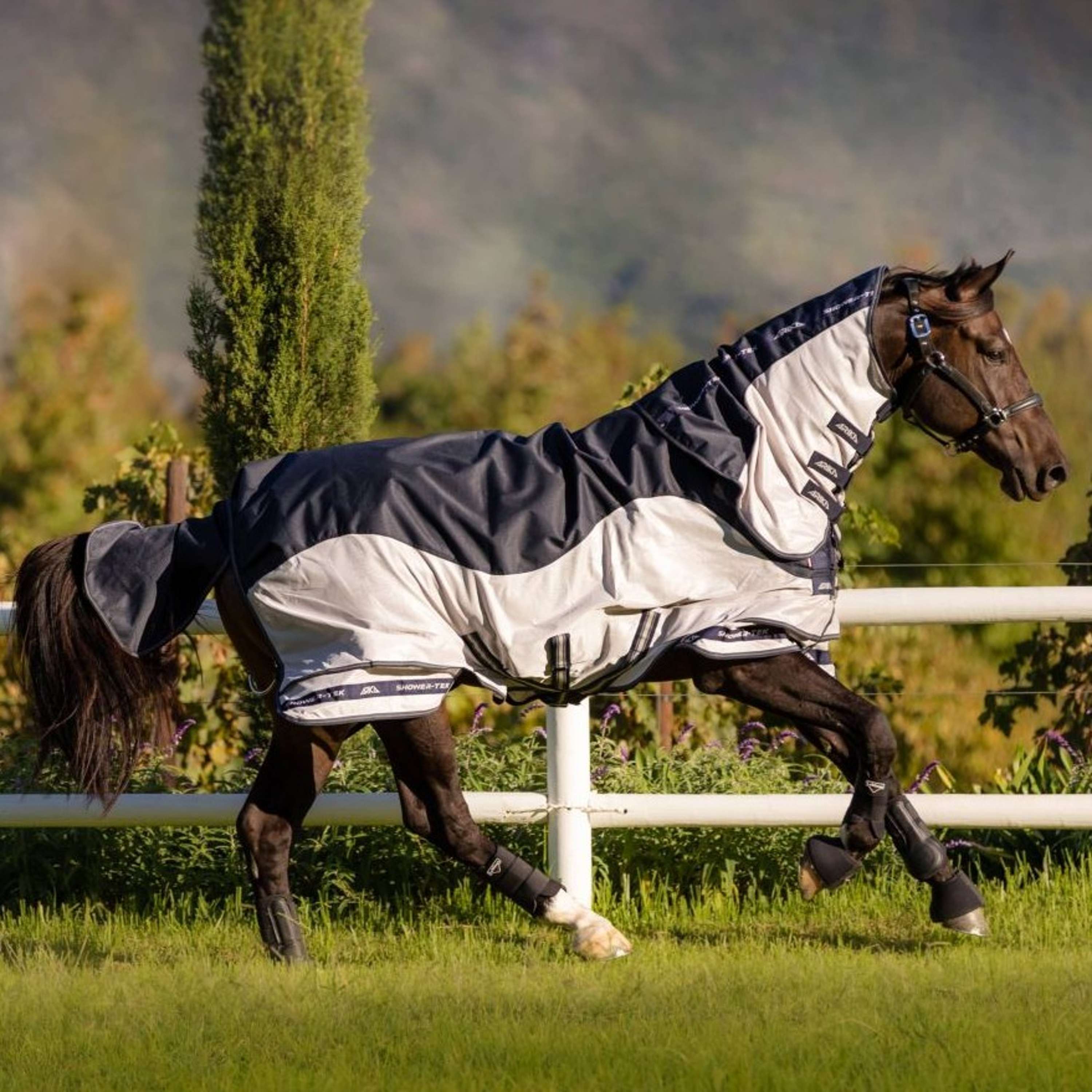 LeMieux Fly Rug Arika Shower-Tek Grey
