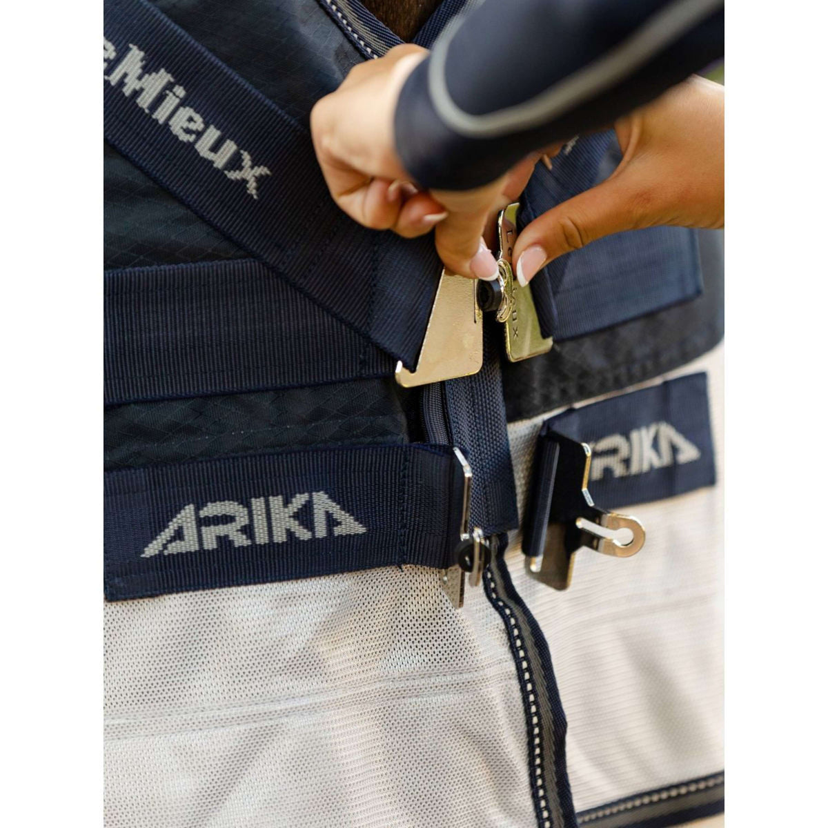 LeMieux Fly Rug Arika Shower-Tek Grey