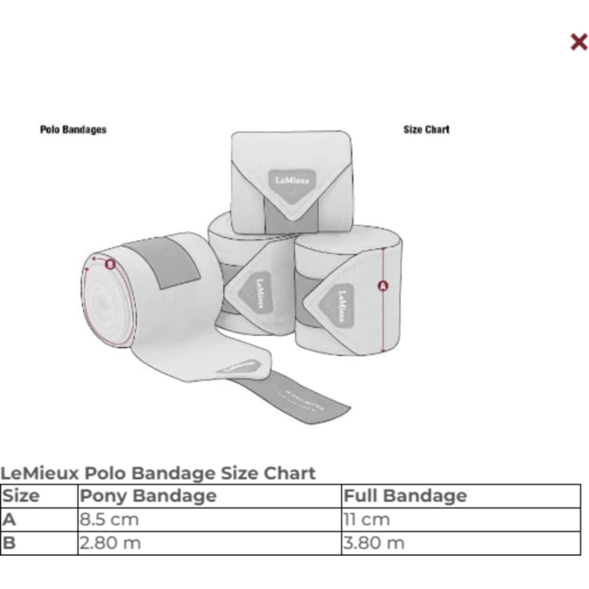 LeMieux Bandages Loire Polo Ice Blue