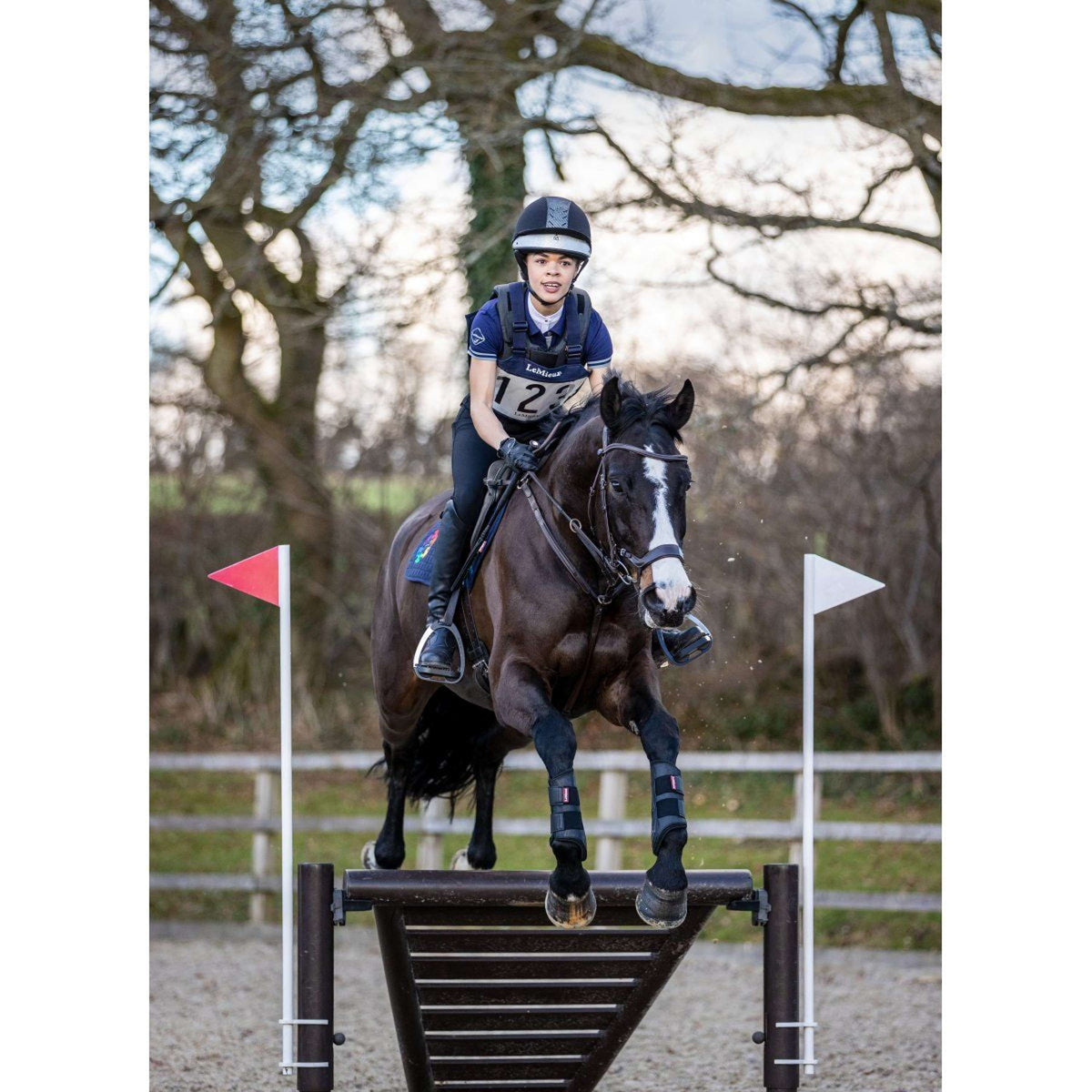 LeMieux Number Holder Eventing Navy