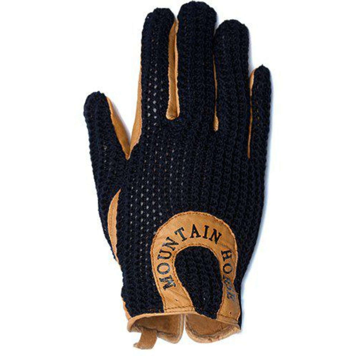 Mountain Horse Riding Gloves Corchet II Junior Black