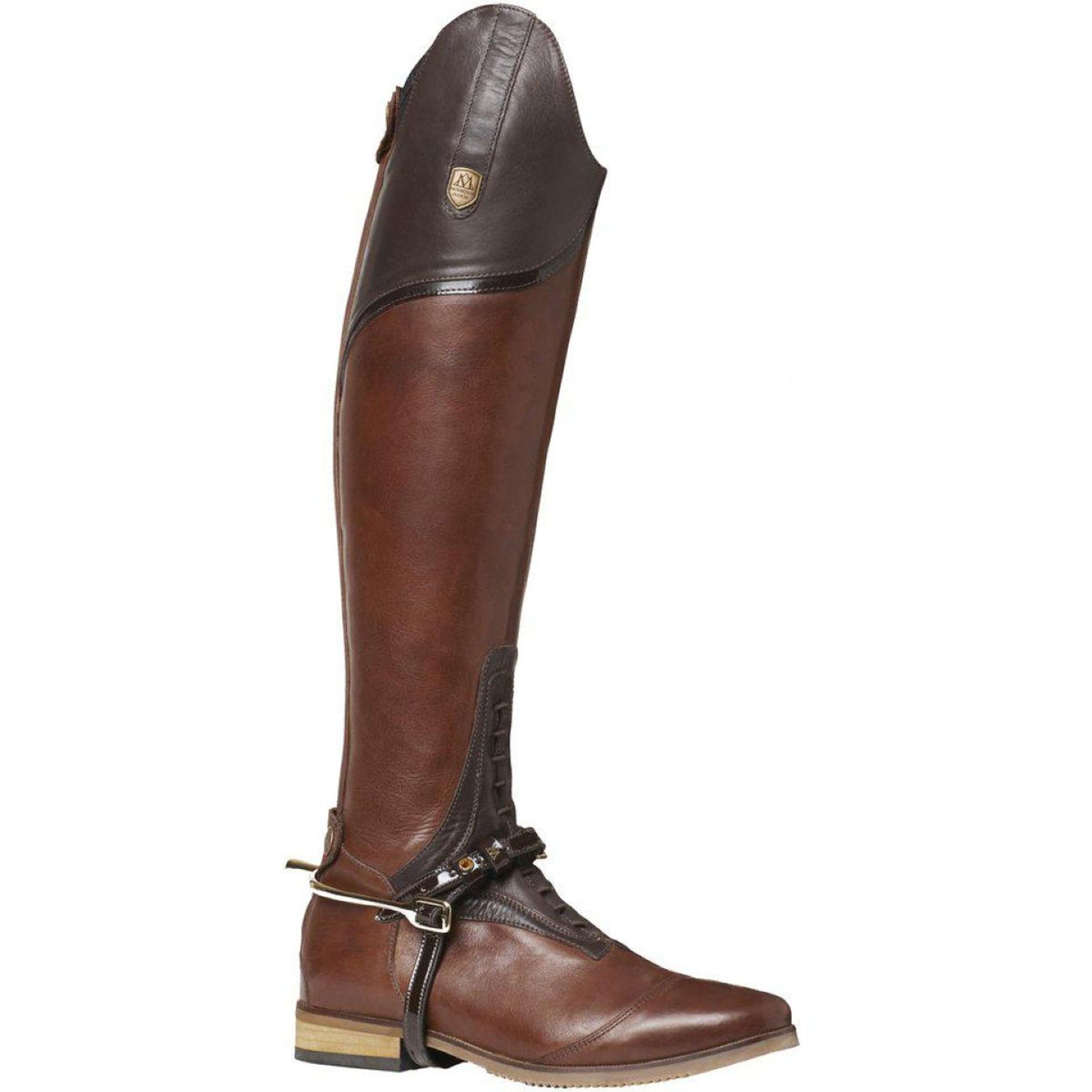 Mountain Horse Spur Straps Jubilé Patent Brown