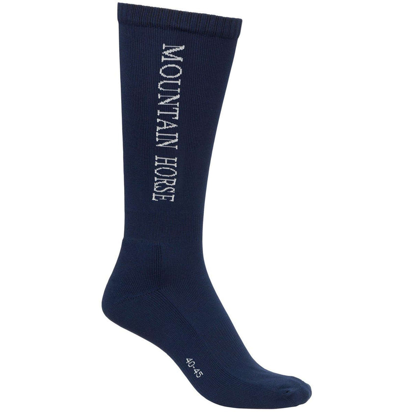 Mountain Horse Riding Socks Team Tech Navy