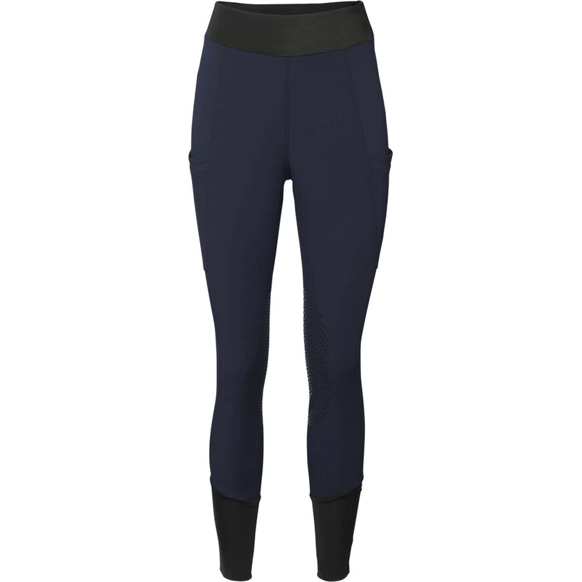 Mountain Horse Riding Legging Megan Knee Grip Navy