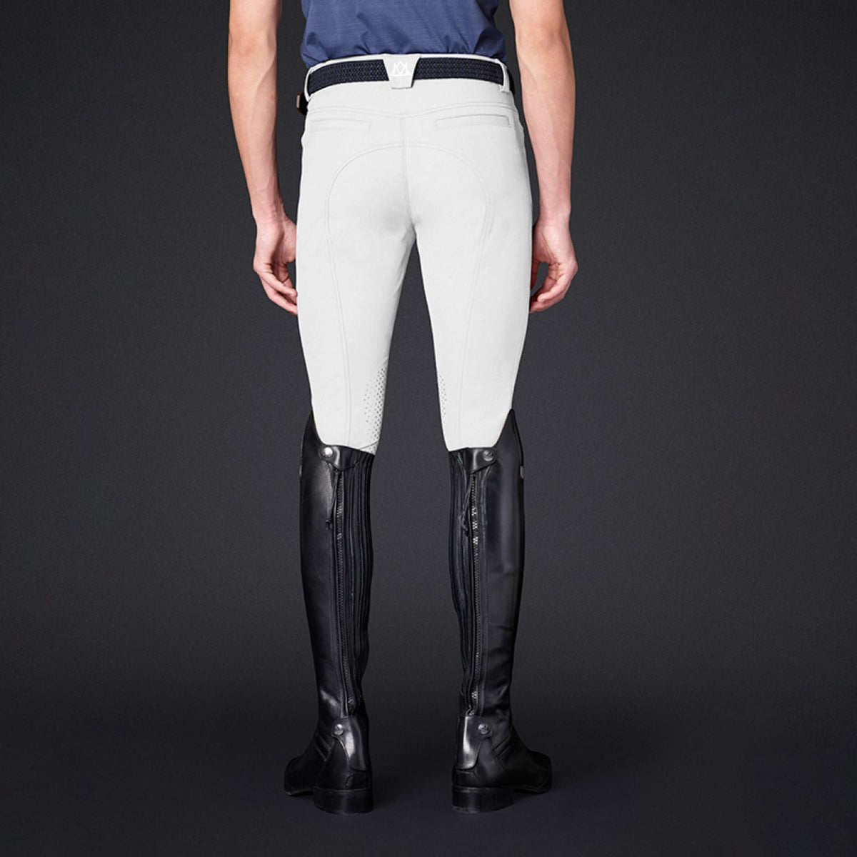 Mountain Horse Breeches Robin Knee Grip Men White