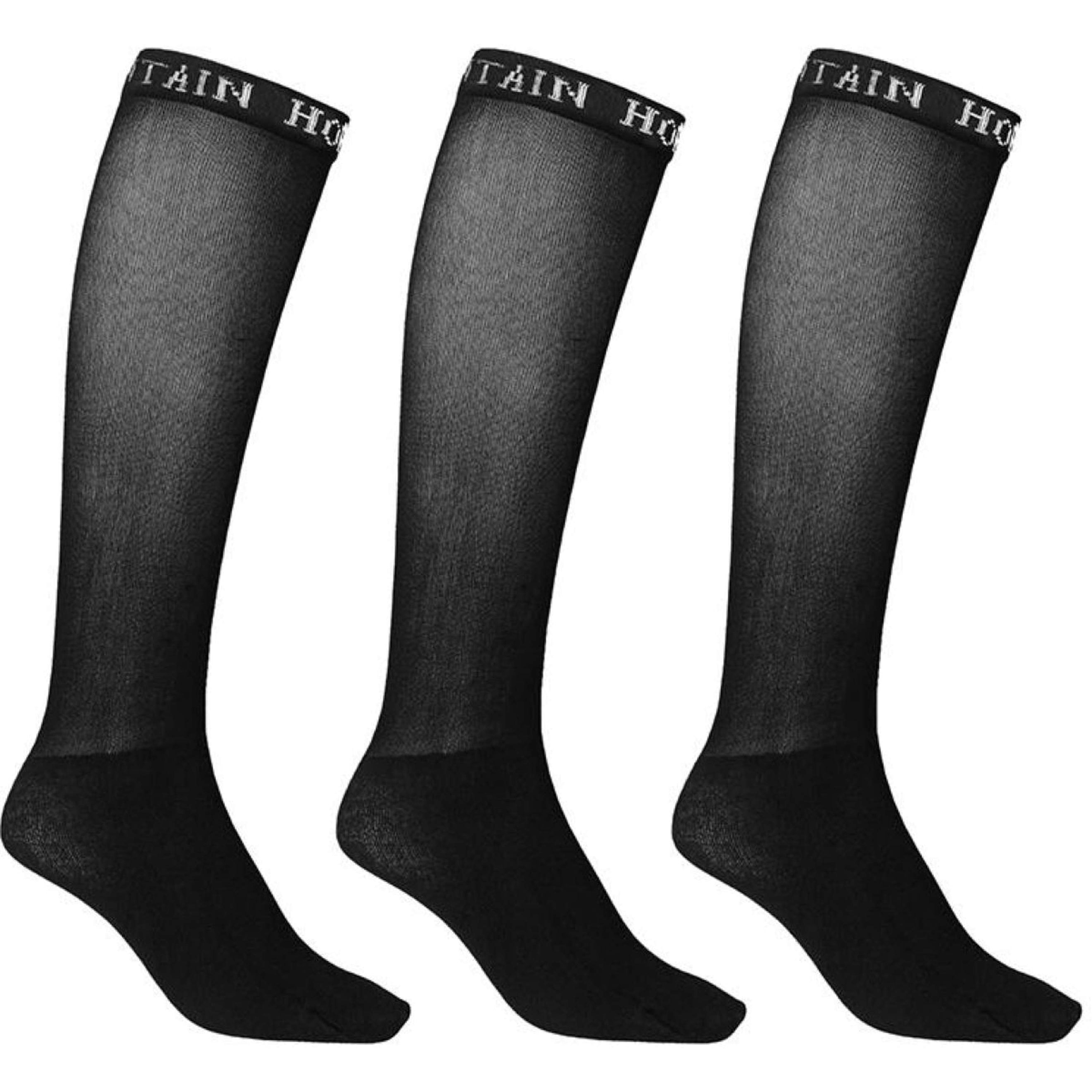 Mountain Horse Socks Competition 3 Pack Black