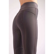 Montar Riding Legging Linnea Pull On Crystal Pocket Full Grip Grey