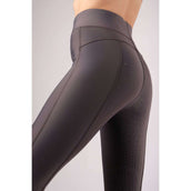 Montar Riding Legging Linnea Pull On Crystal Pocket Full Grip Grey