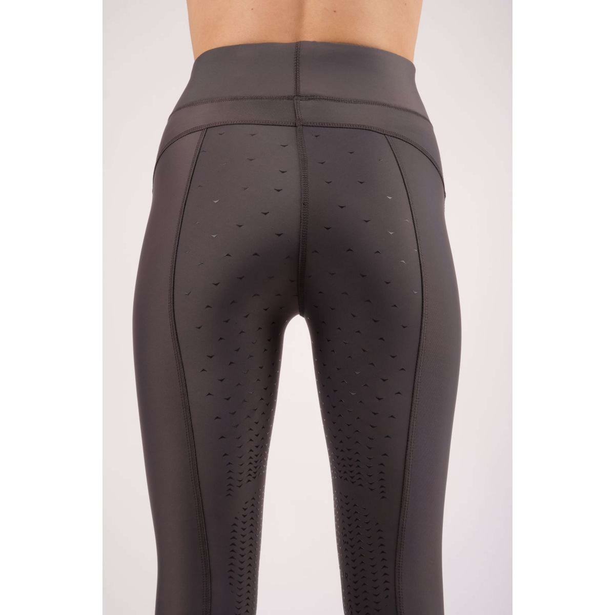 Montar Riding Legging Linnea Pull On Crystal Pocket Full Grip Grey