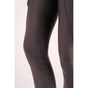 Montar Riding Legging Linnea Pull On Crystal Pocket Full Grip Grey