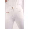 Montar Breeches Molly Rosegold Highwaist Full Grip White