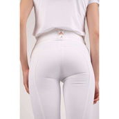 Montar Breeches Molly Rosegold Highwaist Full Grip White