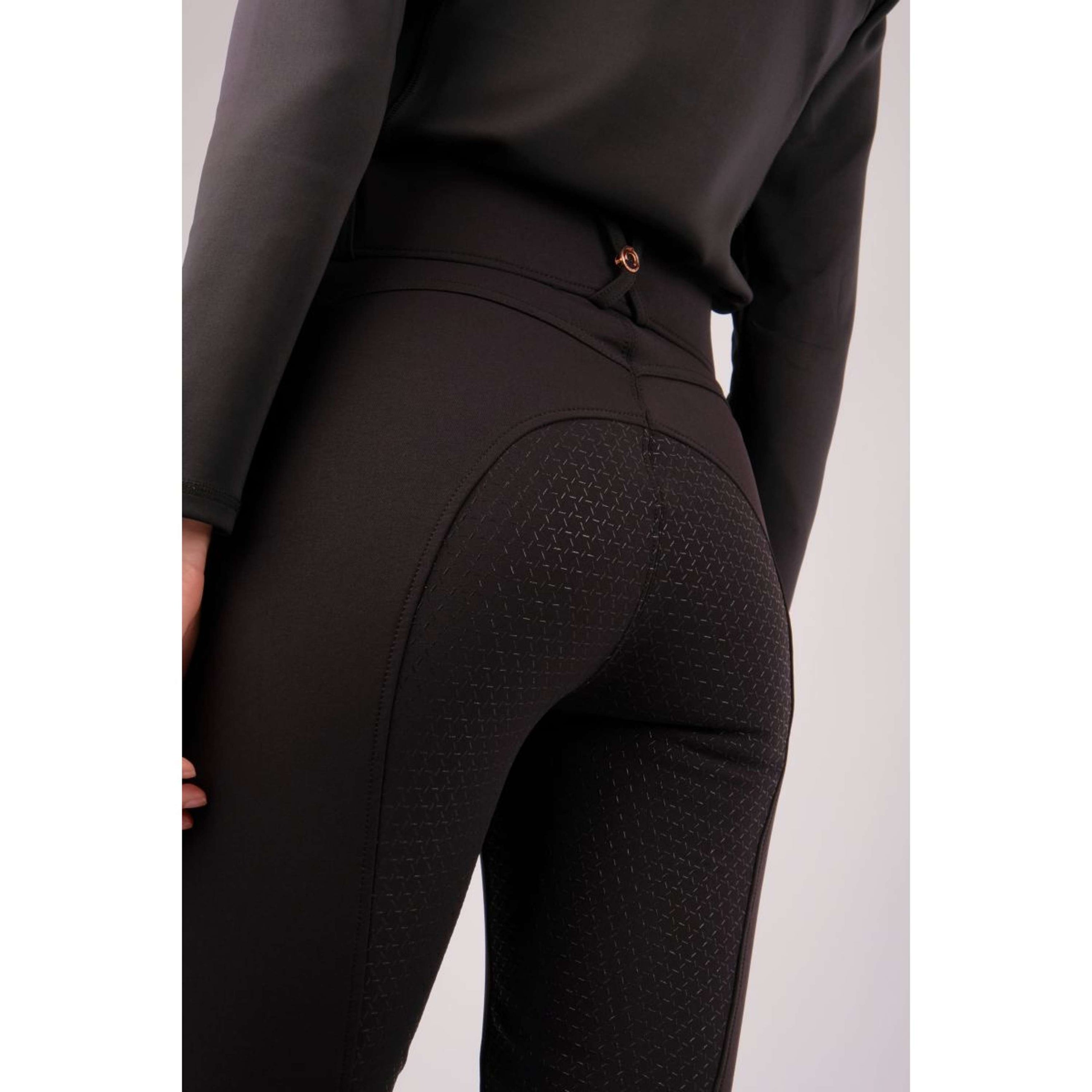 Montar Breeches Molly Rosegold Highwaist Full Grip Black