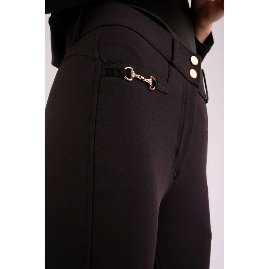 Montar Breeches Molly Rosegold Highwaist Full Grip Black