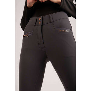 Montar Breeches Molly Rosegold Highwaist Full Grip Grey