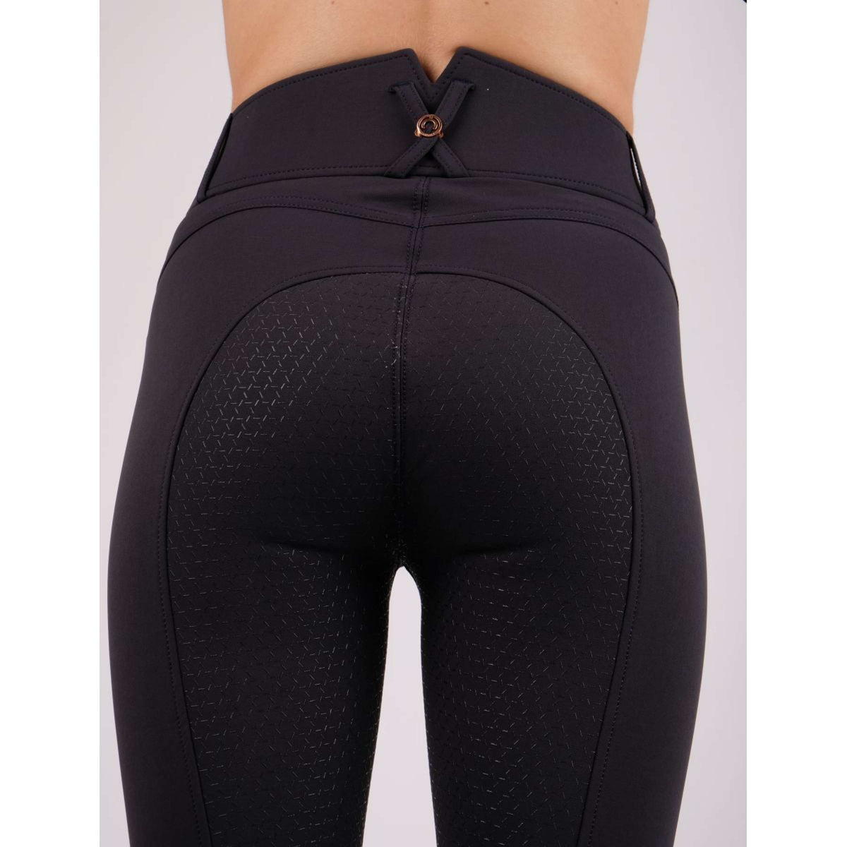 Montar Breeches Molly Rosegold Highwaist Full Grip Navy